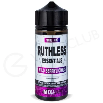 Wild Berrylicious Shortfill E-Liquid by Ruthless Essentials 100ml