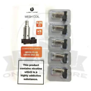 Lost Vape Orion Plus Coils | Pack Of 5