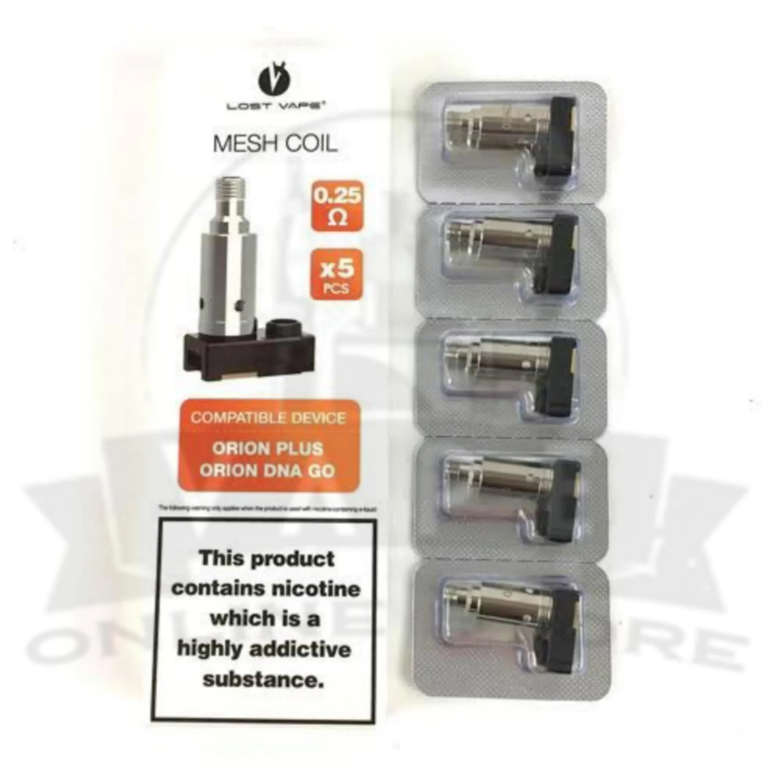 Lost Vape Orion Plus Coils | Pack Of 5