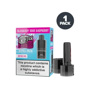 Blueberry Sour Raspberry Drifter Bar 6000 Pre-filled Pods