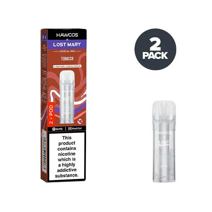 Tobacco Hawcos X Lost Mary Crystal Pro Prefilled Pods