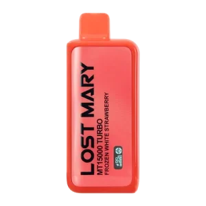 Frozen White Strawberry Lost Mary MT15000 Turbo Vape