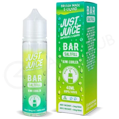 Kiwi Cooler Saltfill E-Liquid by Just Juice Bar 40ml
