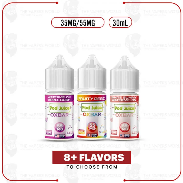 Pod x Oxbar Juice Salt Tobacco Free Nicotine E-Juice 30mL