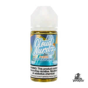 Iced Peach Blue Raspberry by — Cloud Nurdz 100mL Freebase