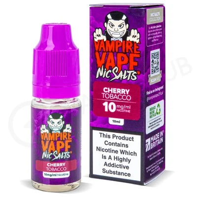 Cherry Tobacco Nic Salt E-Liquid by Vampire Vape