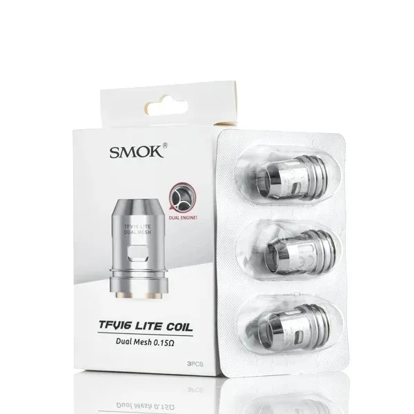 SMOK TFV16 LITE 3-Pack Dual Mesh Replacement Coils 0.15ohm - Image 2