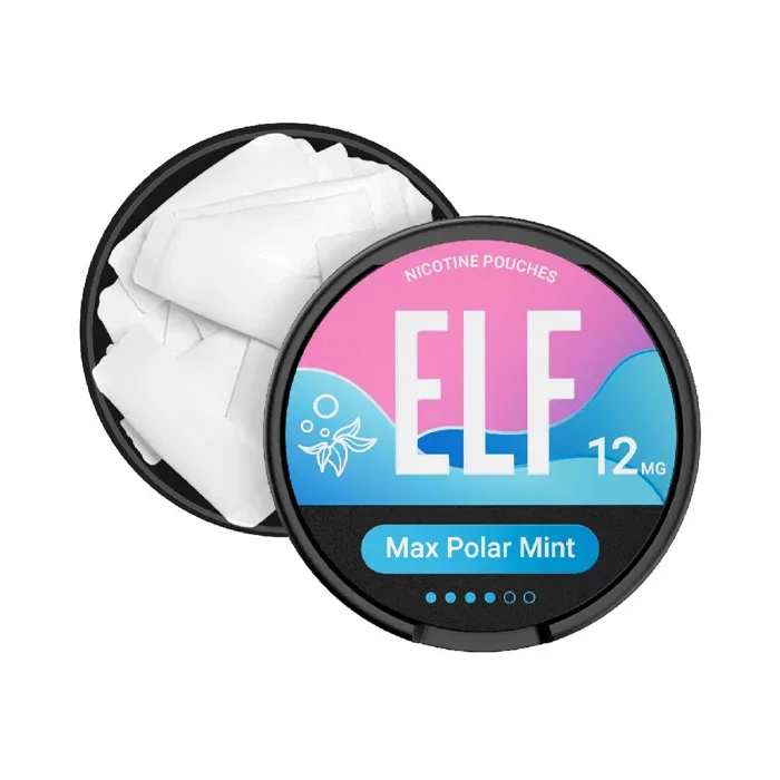 Max Polar Mint ELF Nicotine Pouches - Image 2