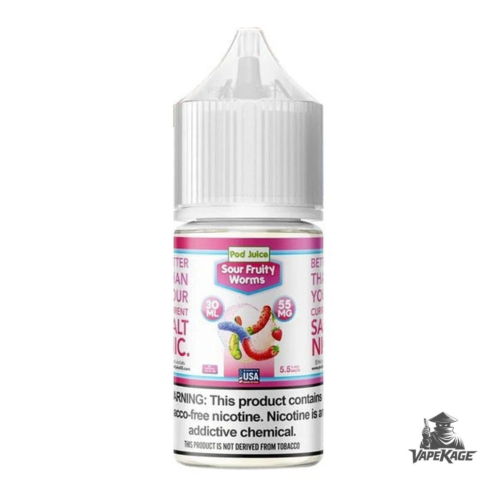 Sour Fruity Worms — Pod Juice 30mL Nic Salt