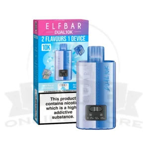 Blue Edition Elf Bar Dual 10K Puffs Disposable Pod Kit