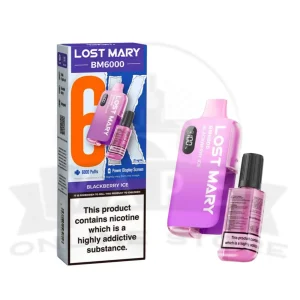 Blackberry Ice Lost Mary BM6000 Prefilled Pod Vape Kit | Must Try
