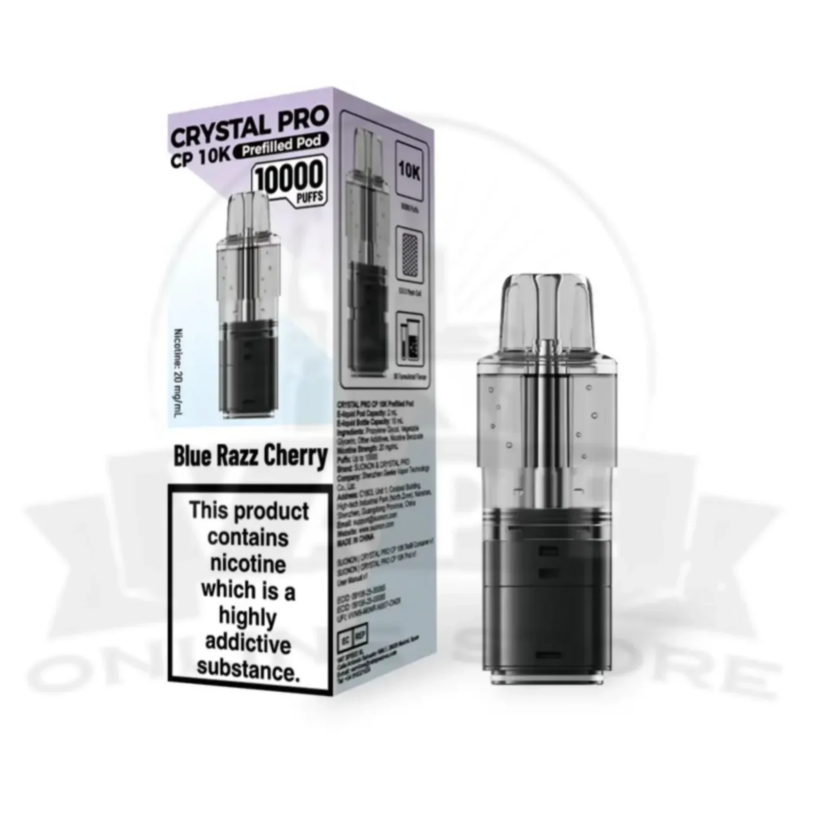 Box Of 5 Crystal Pro CP 10K Prefilled Pod - Image 2