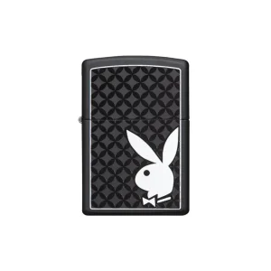 Zippo Lighter - Black Matte Playboy