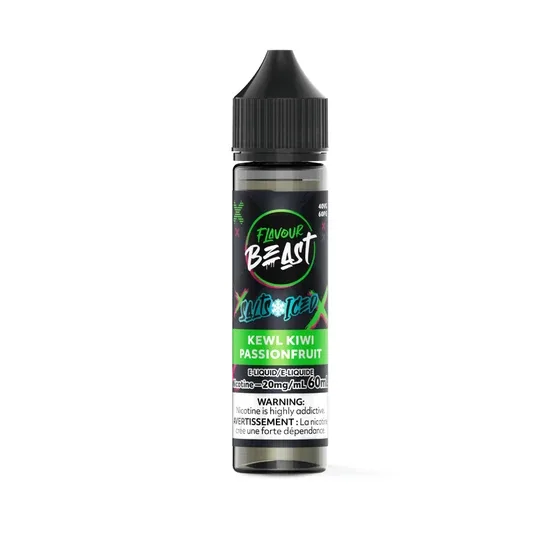 Flavour Beast E-Liquid 60mL Salts - Kewl Kiwi Passionfruit