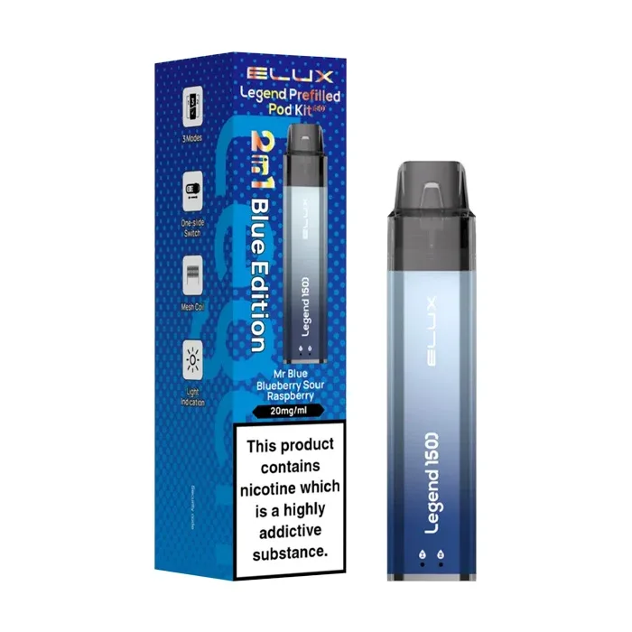 Elux Legend 1500 2 in 1 Prefilled Pod Kit - Image 2