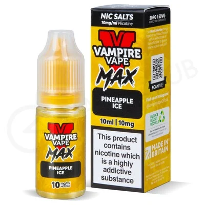 Pineapple Ice Nic Salt E-Liquid by Vampire Vape Max