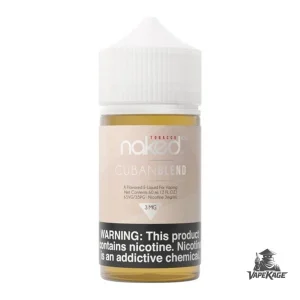 Cuban Blend Tobacco — NKD 100 60mL Freebase
