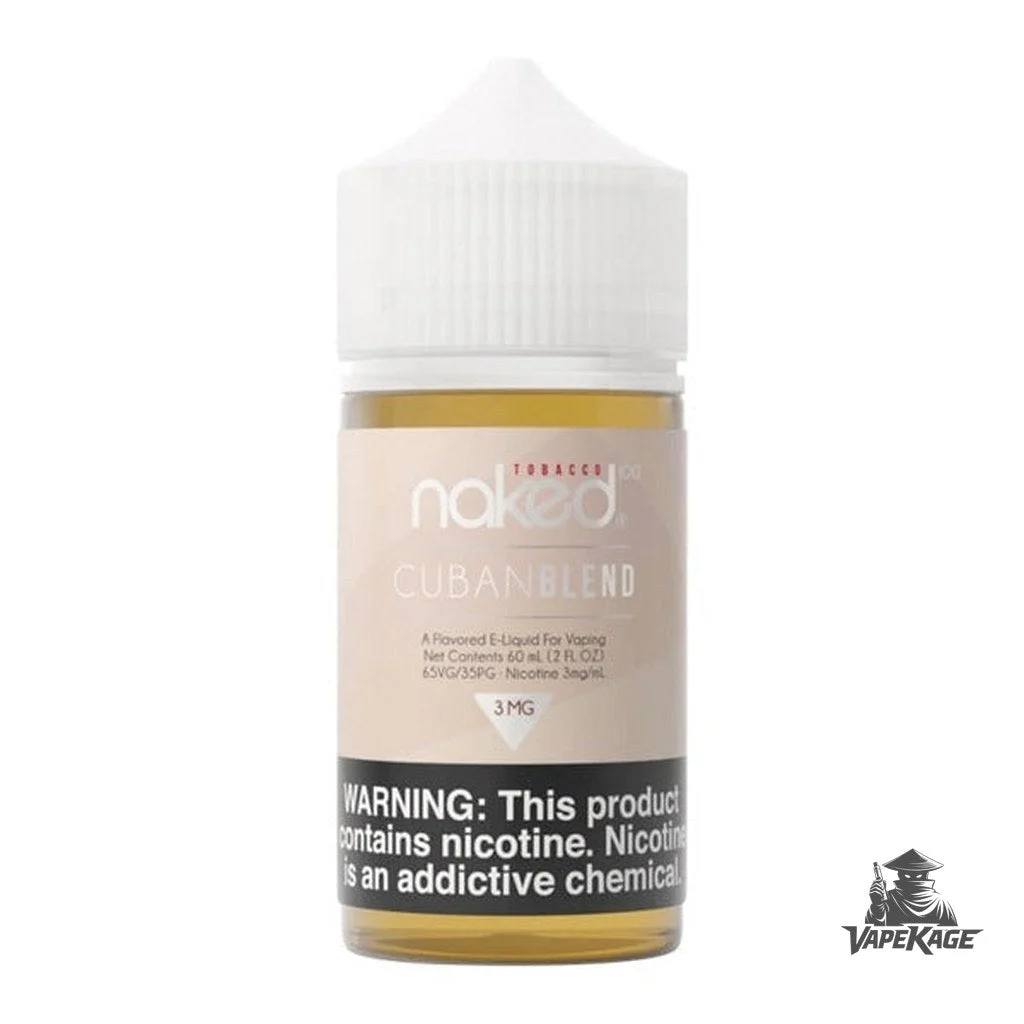Cuban Blend Tobacco — NKD 100 60mL Freebase