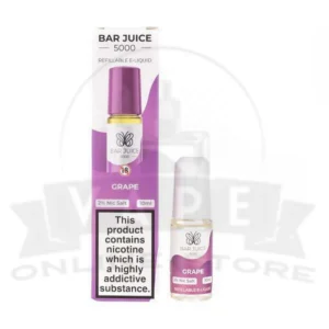 Grape Bar Juice 5000 Nic Salt E-Liquid | 5 for £10