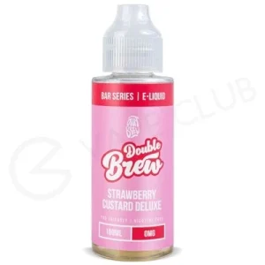 Strawberry Custard Deluxe Shortfill E-Liquid by Double Brew Bar Series 100ml