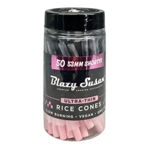 Blazy Susan Ultra Thin 50ct 53mm Shortys Rice Cones