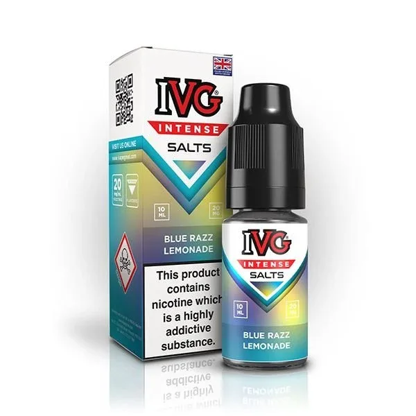 IVG Intense Nic Salt Blue Razz Lemonade 10ml E-liquid