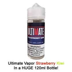 Ultimate Vapor Strawberry Kiwi Eliquid - US Made & Free Shipping!