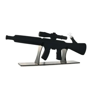 Thunderstrike 24" Frosted Glass Gun Bong