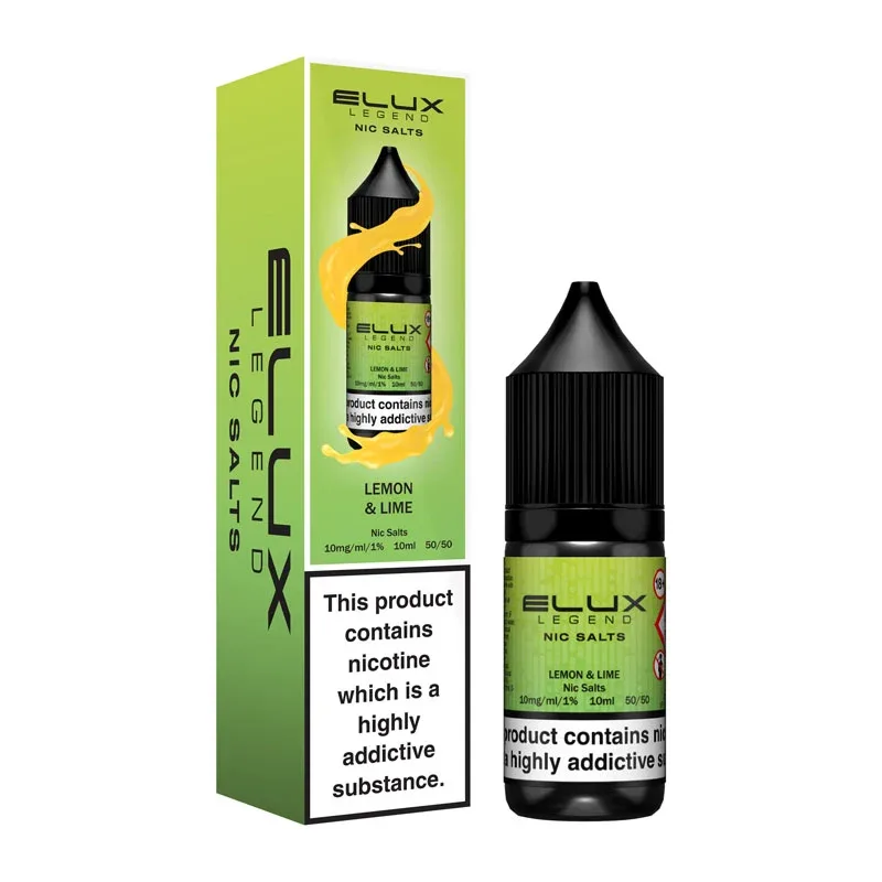 Elux - Legend Nic Salts 10ml - Lemon & Lime - Image 2