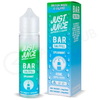 Spearmint Saltfill E-Liquid by Just Juice Bar 40ml