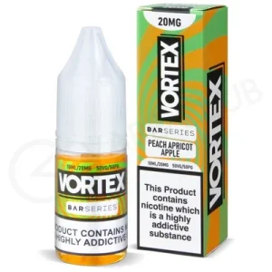 Peach Apricot Apple Nic Salt E-Liquid by Vortex Bar Series
