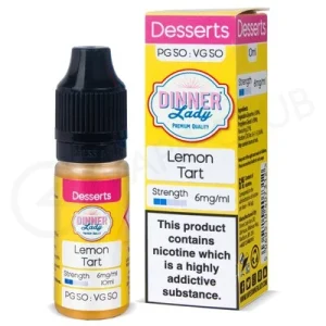 Lemon Tart E-Liquid by Dinner Lady 50/50
