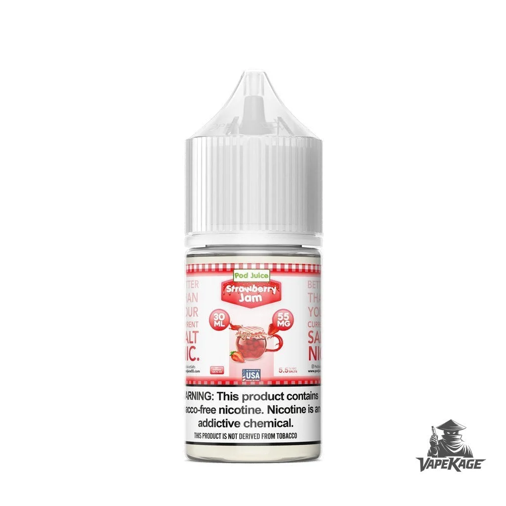 Strawberry Jam — Pod Juice 30mL Nic Salt