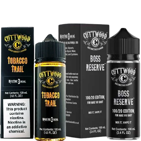 Cuttwood The Sauce Boss Vape Juice | Premium 120 ml E-Liquid Flavors | CA, TX, ID, MT