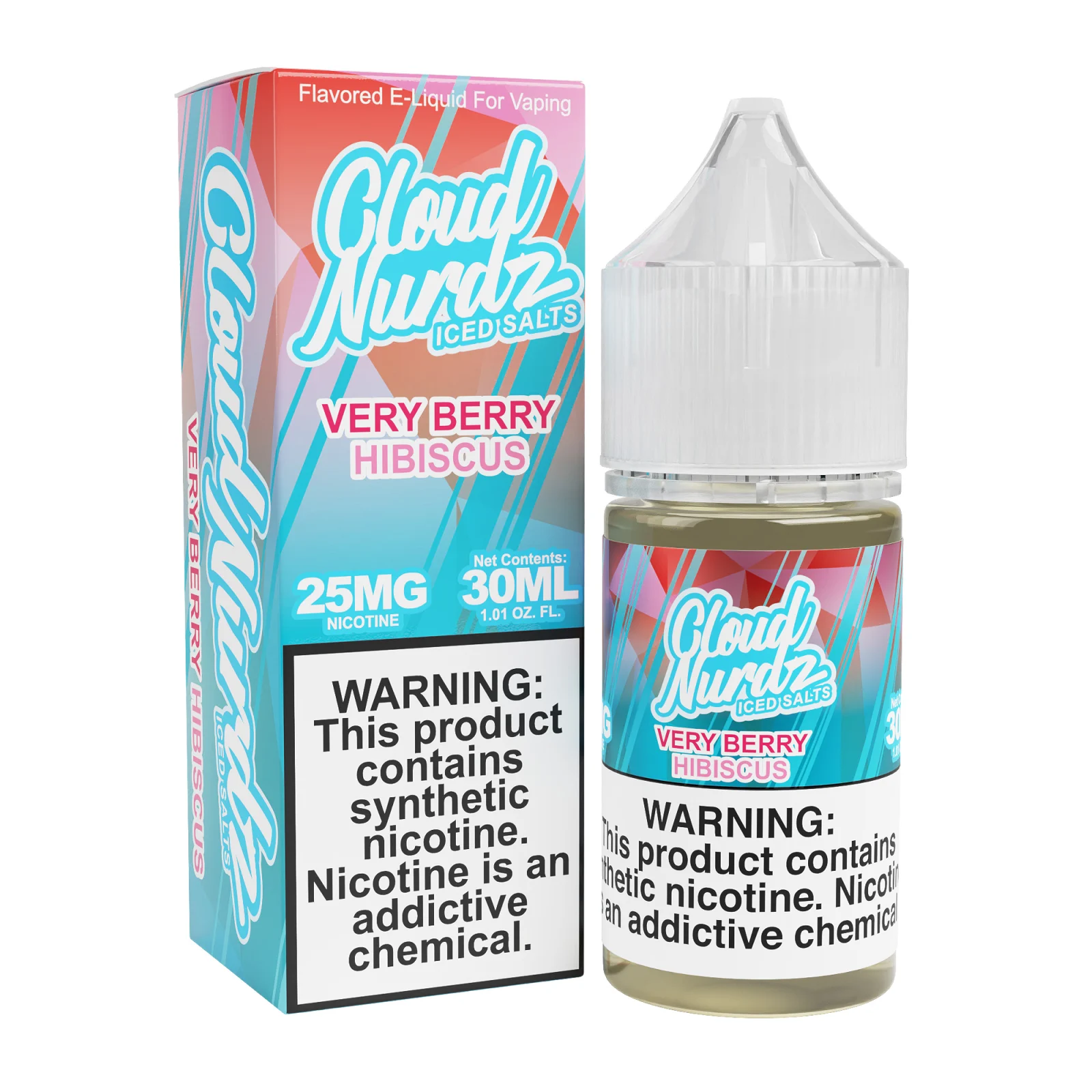 Very Berry Hibiscus Iced – Cloud Nurdz Salts – 30mL