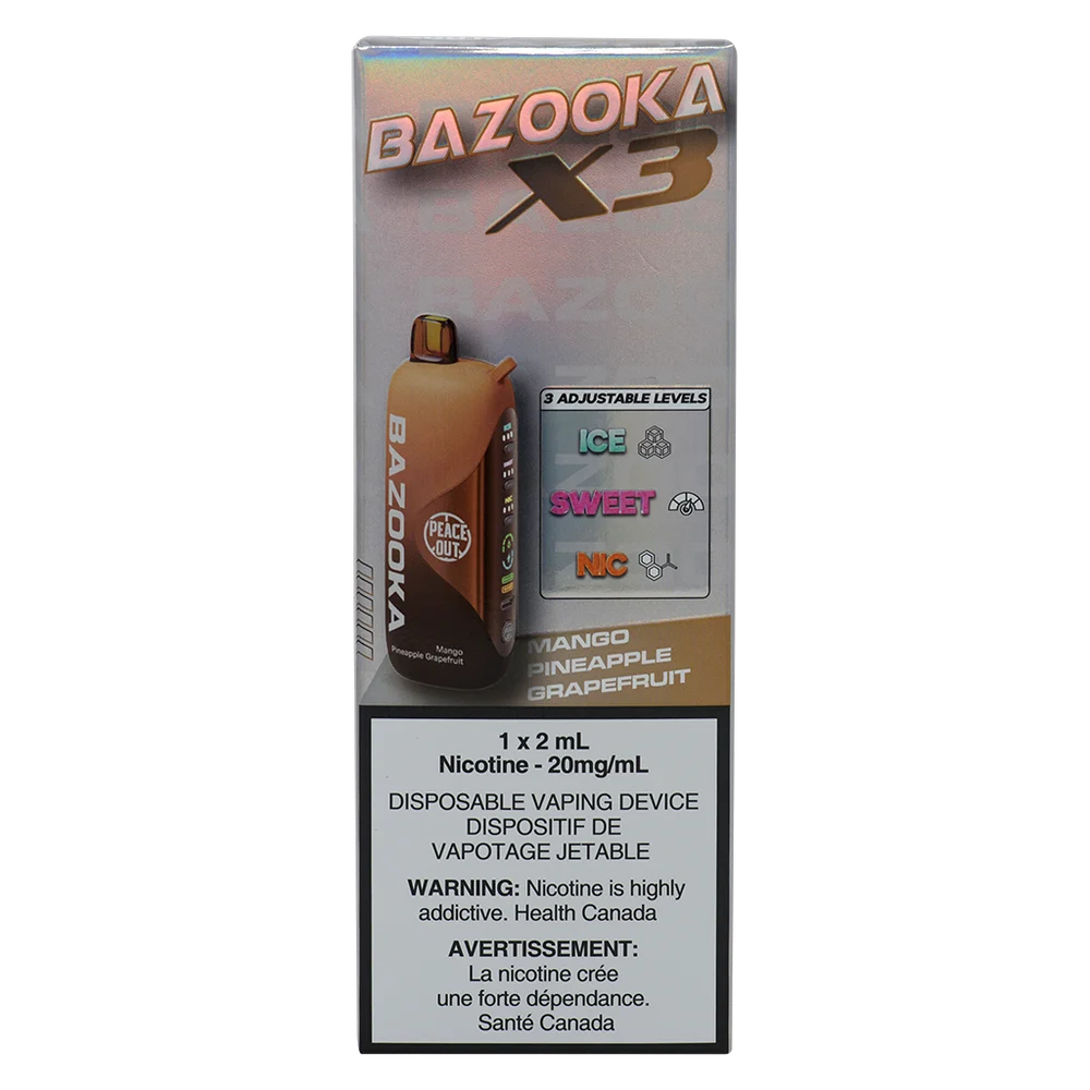 Bazooka X3 Mango Pineapple Grapefruit 2ml 20mg