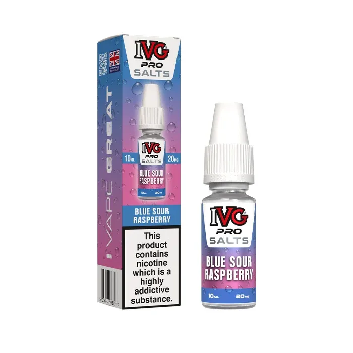 Blue Sour Raspberry Nic Salt E-Liquid by IVG Pro