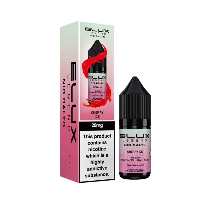 Cherry Ice 10ml Nic Salt by Elux Legend