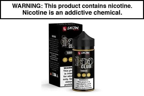 TOBACCO BY 100 CLUB SHIJIN VAPOR 100ML