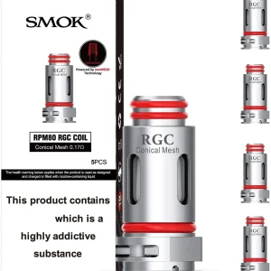 Smok RPM80 RGC 0.17ohm Conical Mesh Coil - Pack of 5