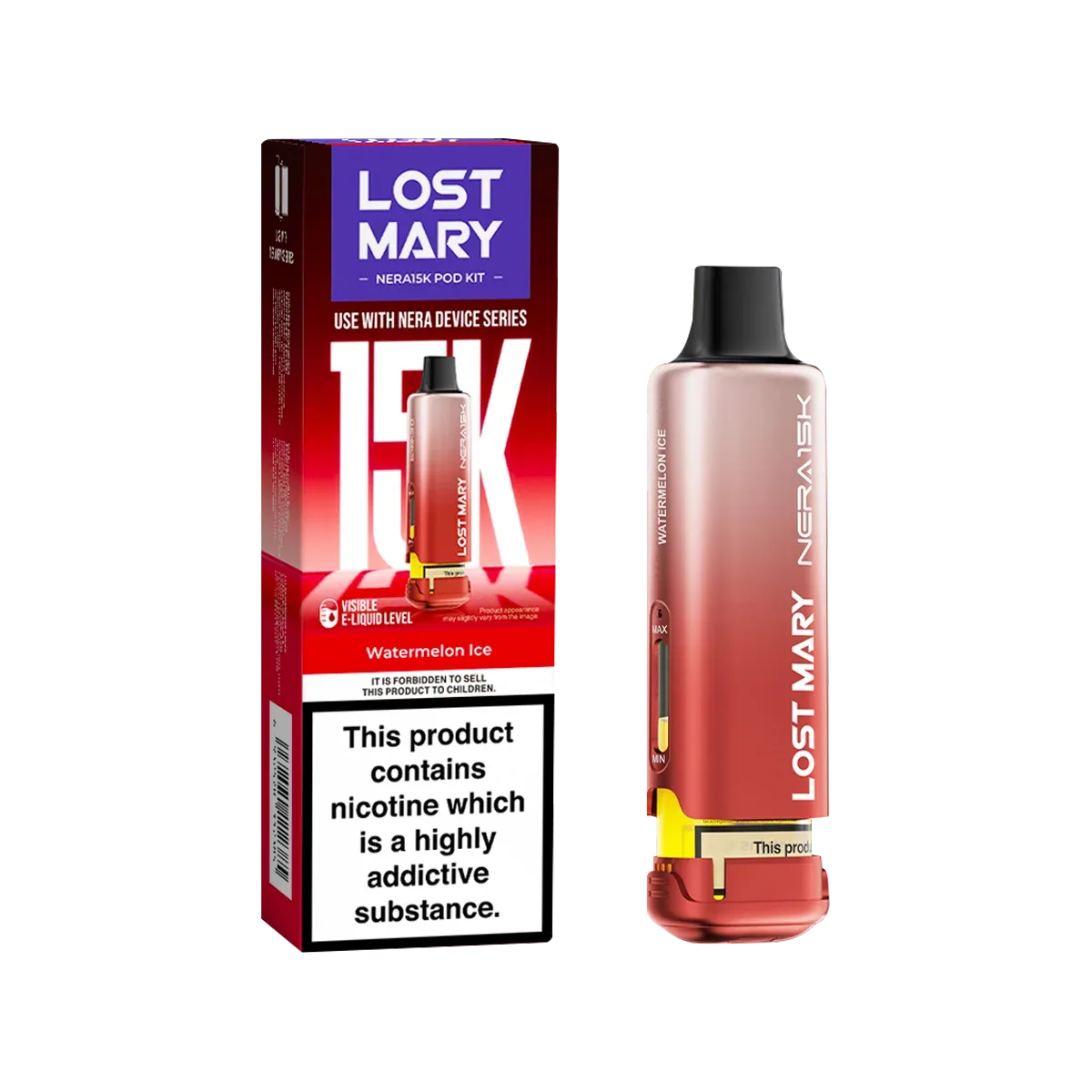 Watermelon Ice Lost Mary NERA15K Refill Pack