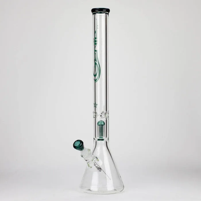 Genie 24" 9mm Single Percolator Glass Water Bong
