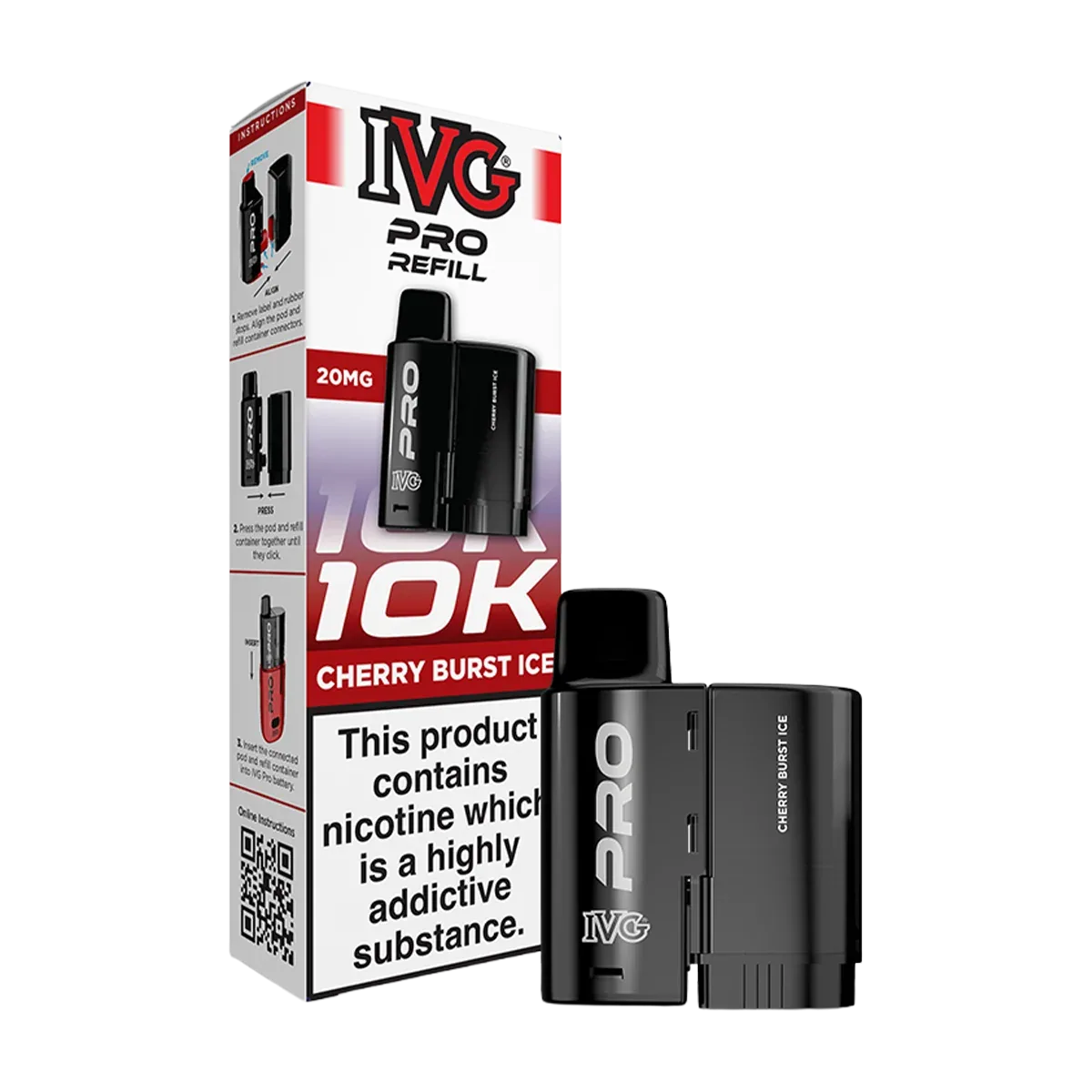 Cherry Burst Ice IVG Pro 12 Refill Pack