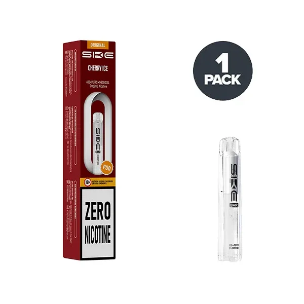 Cherry Ice SKE Bar 600 Zero Nicotine Prefilled Pods