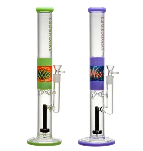 Legendary 16" Swirly Color Tube Bong