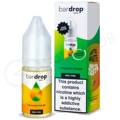 Malaysian Mango Nic Salt E-Liquid by Bar Drop Salts