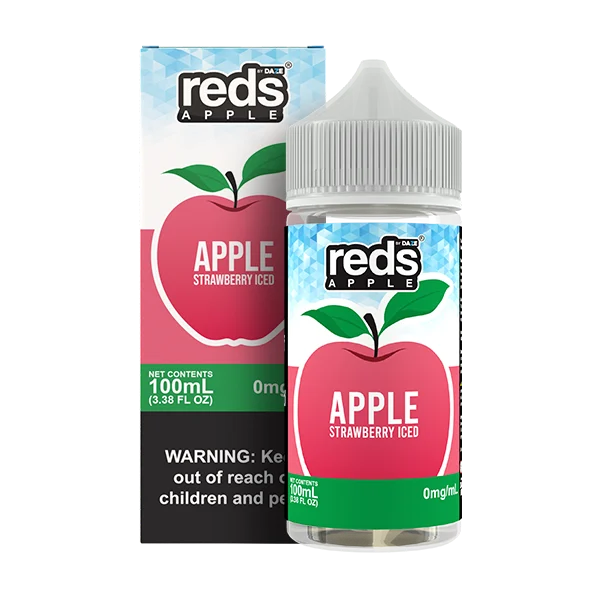 Reds Apple Strawberry Iced eJuice