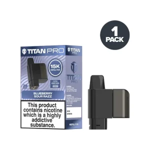 Blueberry Sour Razz Titan Pro 15K Refill Pack