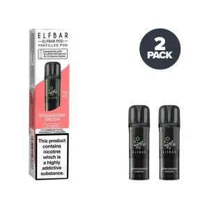 Strawberry Snoow Elf Bar 600 Prefilled Pods