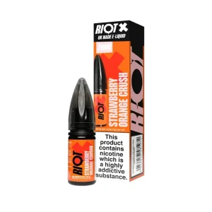 Strawberry Orange Crush Nic Salt E-Liquid by Riot X